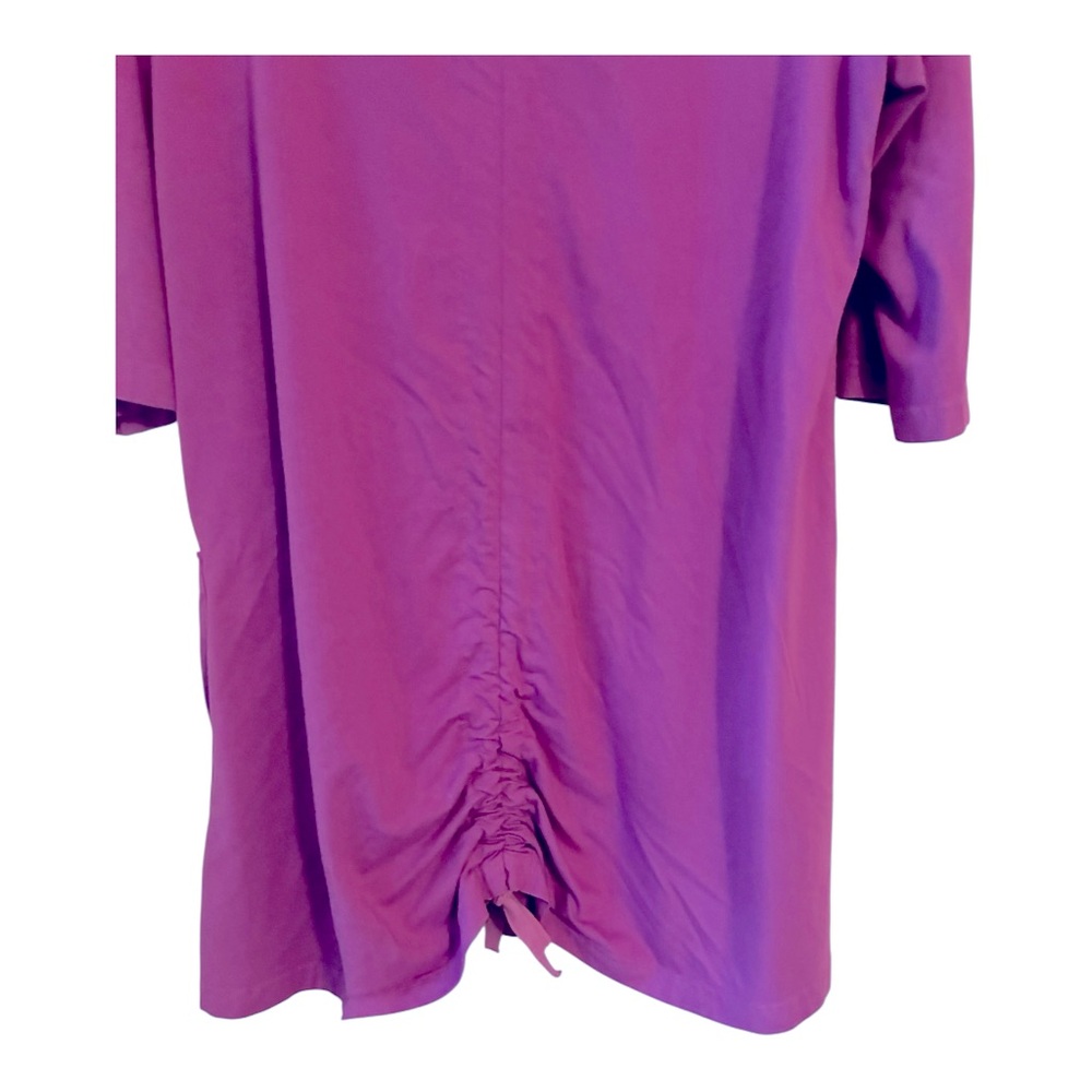 bryn Walker Bamboo/Organic Cotton Lagenlook Pink Tunic Dress S - Picture 4 of 5